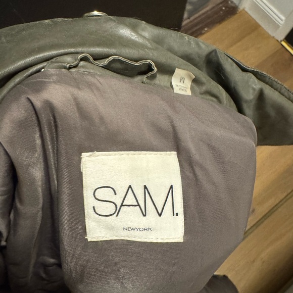 SAM. NYC fox and rabbit fur lined coat hooded parka with removable Vest M - Picture 12 of 15